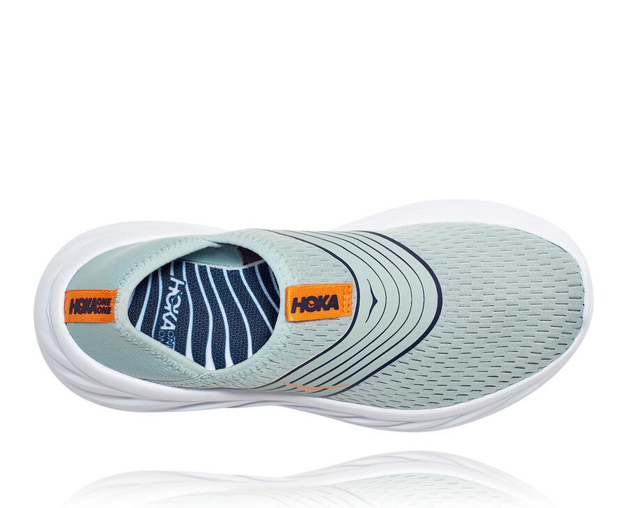 Sandálias Hoka One One Feminino Azuis/Branco - Ora Recovery - 568-REVYSM